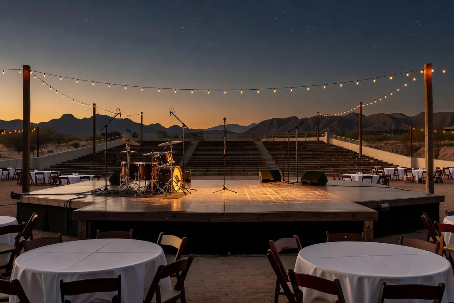 AI-generated image of the setting for Kane Brown