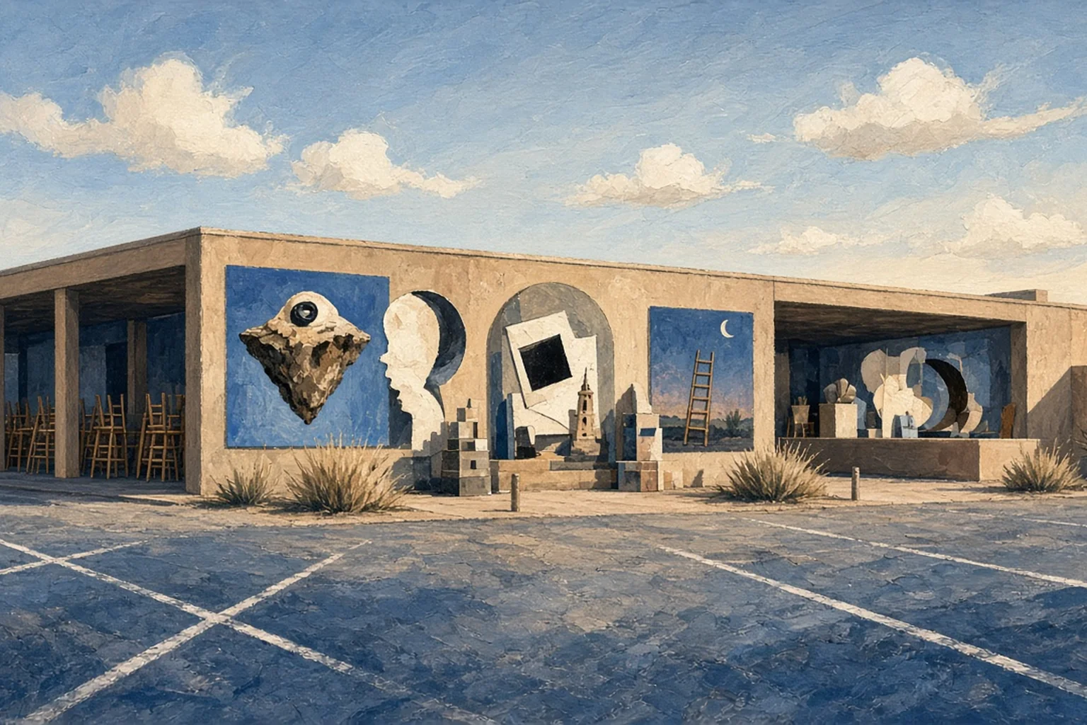 AI-generated illustration for Surrealism Collages; not a photograph of this event or location