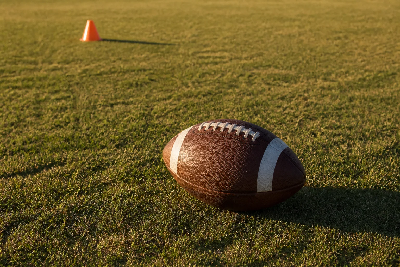 AI-generated illustration for Queen Creek vs Higley — Varsity Football; not a photograph of this event or location