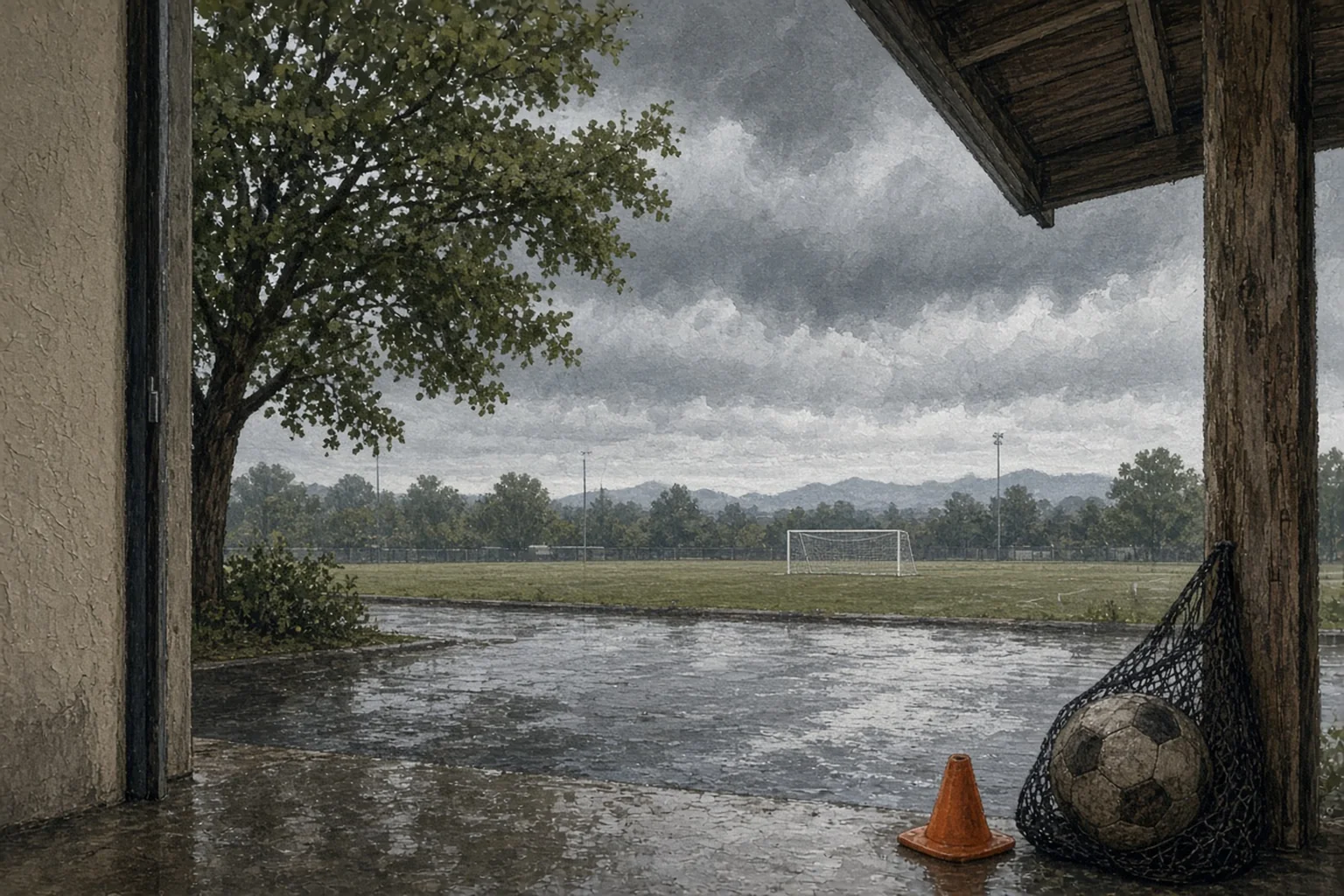 AI-generated illustration for Women's Soccer: Northeastern Junior College at Cochise College; not a photograph of this event or location