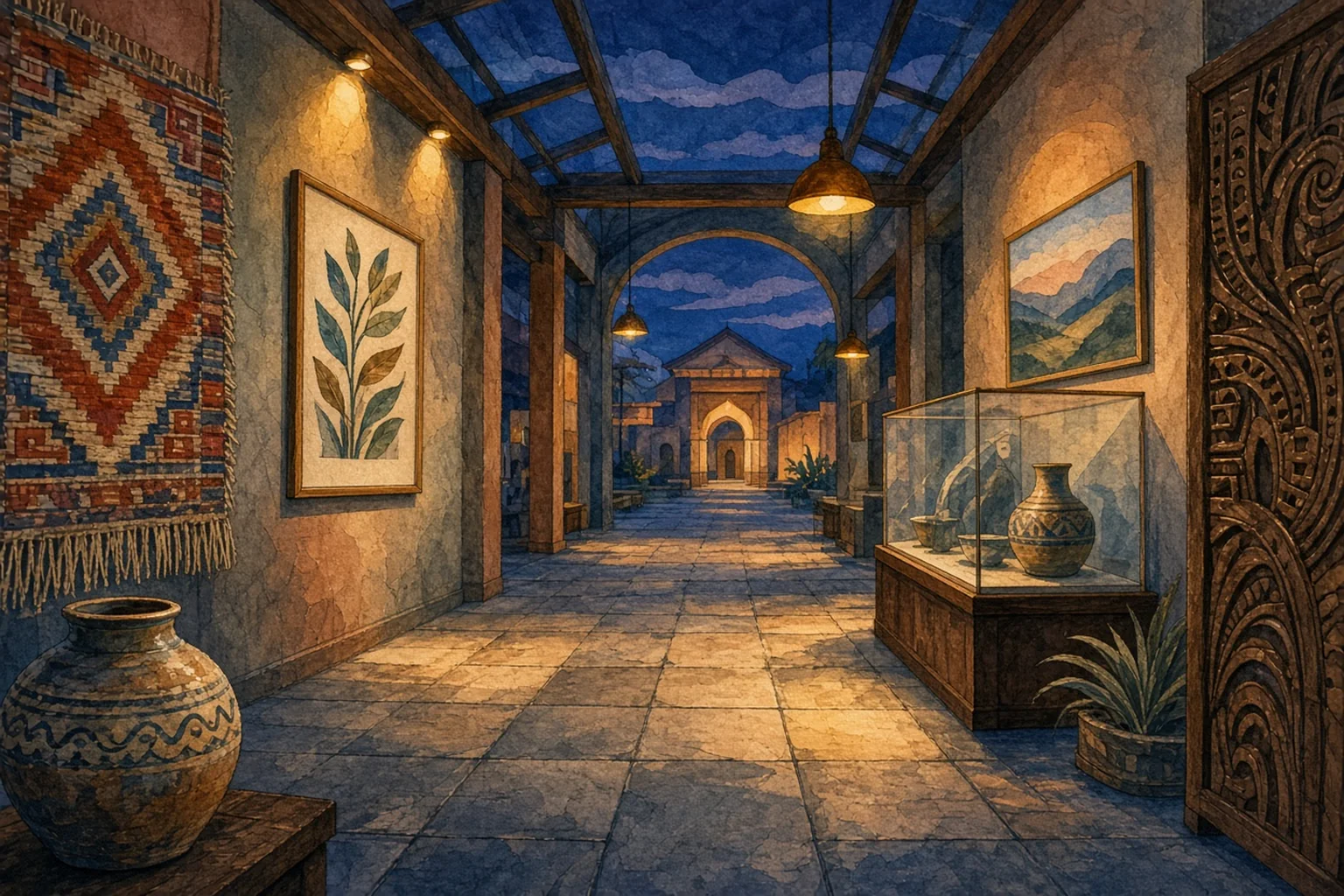 AI-generated illustration for Family Story Time; not a photograph of this event or location