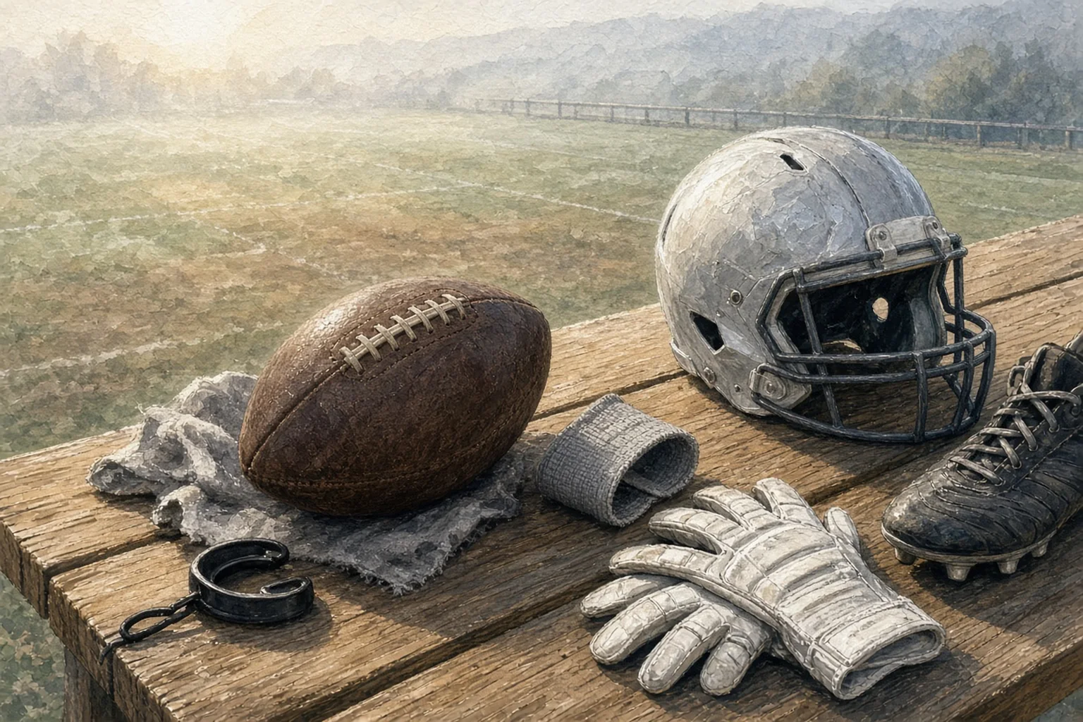 AI-generated illustration for Skyline vs South Mountain — Varsity Football; not a photograph of this event or location