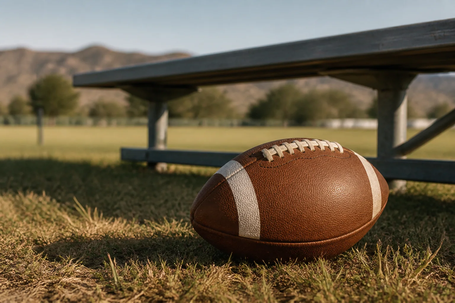 AI-generated illustration for Hayden vs Salome — Varsity Football - 8 man; not a photograph of this event or location