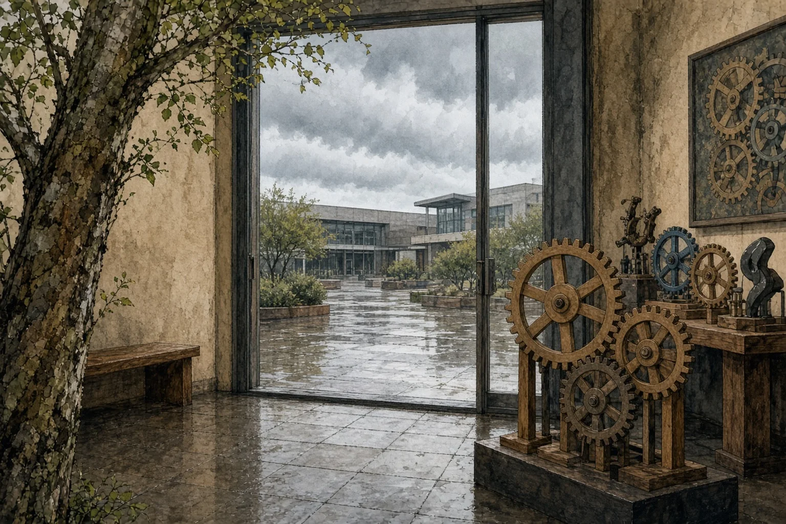 AI-generated illustration for Get with the Gears; not a photograph of this event or location