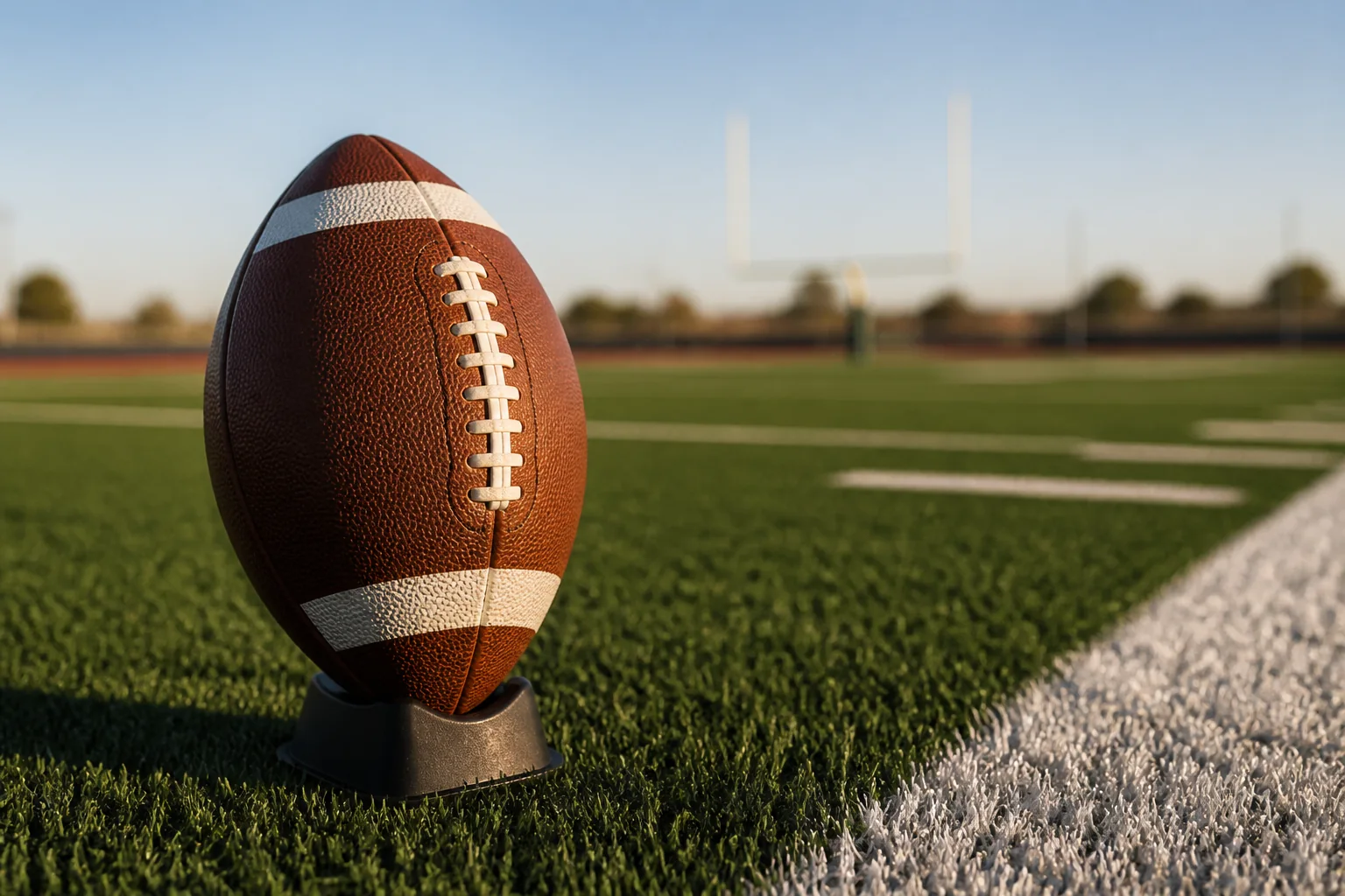 AI-generated illustration for Casteel vs Red Mountain — Varsity Football; not a photograph of this event or location