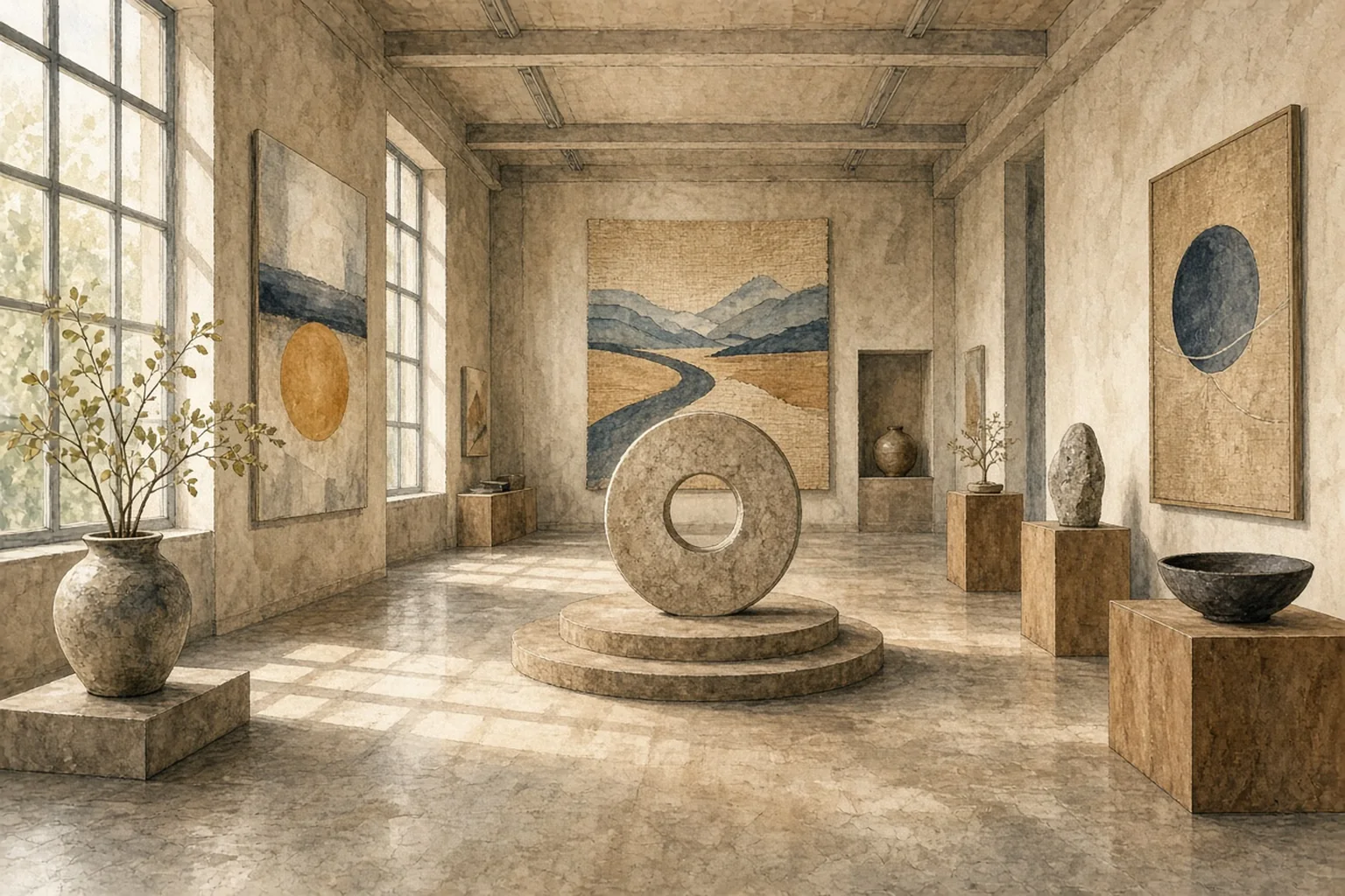 AI-generated illustration for Finding Balance; not a photograph of this event or location