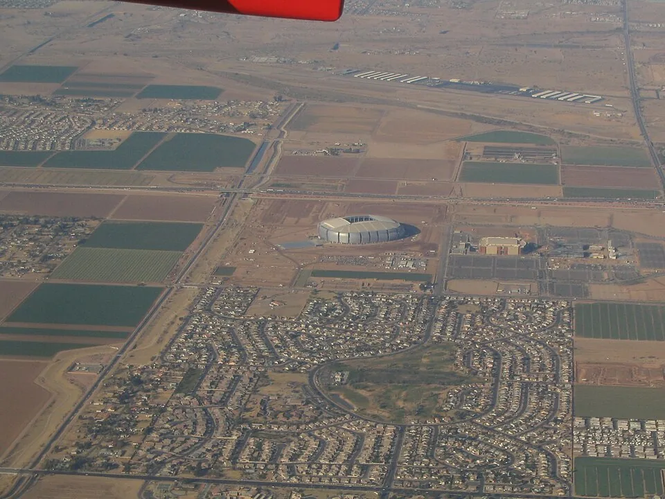 State Farm Stadium in Glendale, home of the Arizona Cardinals