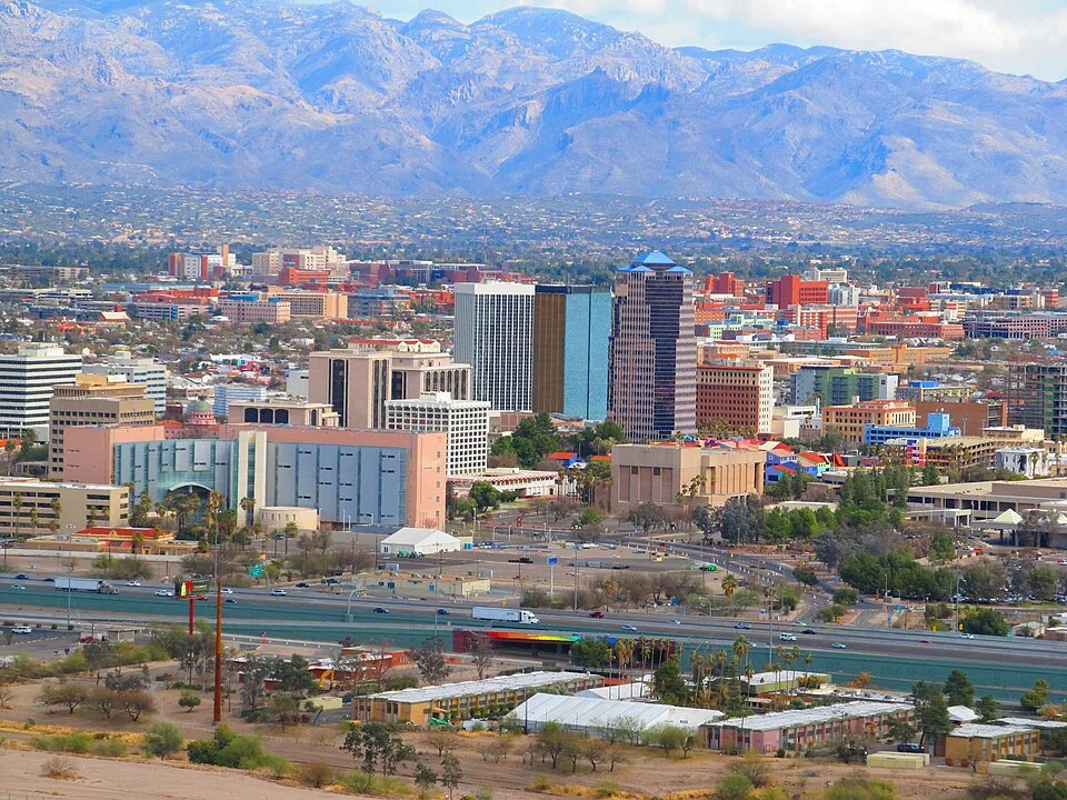 View of Tucson from Sentinel Peak