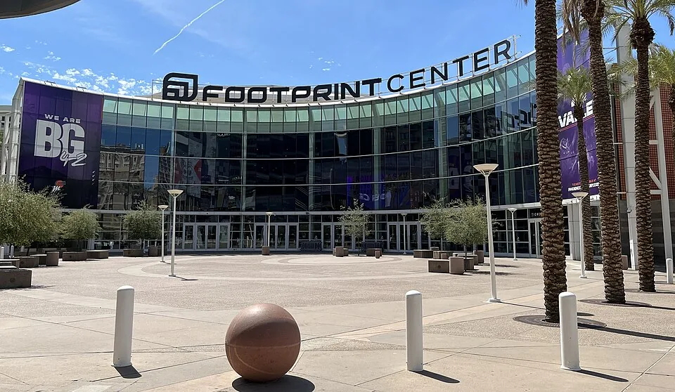 Downtown Phoenix arena where the Phoenix Mercury play home games