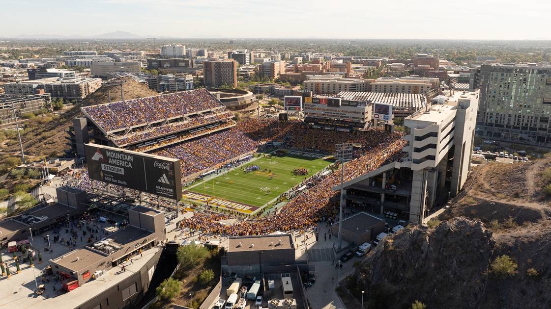 Mountain America Stadium; official venue photo, not a photo of this event