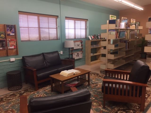 Copper Queen Library Annex reading area; official venue photo, not a photo of this event